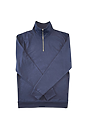 Unisex Fleece Quarter Zip NAVY 3