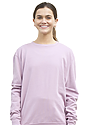 Unisex Vintage Pigment Dyed Fleece Crew Sweatshirt MAUVE 1