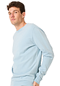 Unisex Vintage Pigment Dyed Fleece Crew Sweatshirt BLUESTONE 2