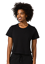 Women's Premium Crop Tee BLACK 2