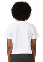 Women's Premium Crop Tee WHITE 3