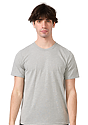 Unisex Short Sleeve Heavyweight Tee HEATHER GREY Front