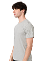 Unisex Short Sleeve Heavyweight Tee HEATHER GREY Back