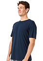 Unisex Short Sleeve Heavyweight Tee NAVY Back