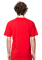 Unisex Short Sleeve Heavyweight Tee RED Side
