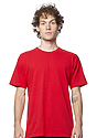 Unisex Short Sleeve Heavyweight Tee RED Front