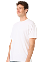 Unisex Short Sleeve Heavyweight Tee WHITE Back