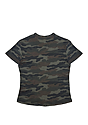 Womens Camo Rib Crop Tee  2
