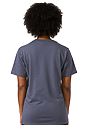 Unisex 50/50 Blend Tee GRAPHITE Back2