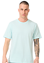 Unisex 50/50 Blend Tee HEATHER BREEZE Front