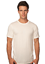 Unisex 50/50 Blend Tee NATURAL Front