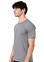 Unisex 50/50 Blend Tee NICKEL Side