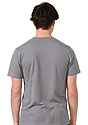 Unisex 50/50 Blend Tee NICKEL Back