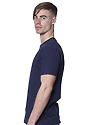 Unisex 50/50 Blend Tee NAVY Side