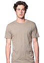 Unisex 50/50 Blend Tee WALNUT Front