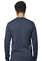 Unisex Long Sleeve 50/50 Blend Tee AEGEAN BLUE 3