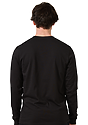 Unisex Long Sleeve 50/50 Blend Tee BLACK 3