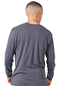 Unisex Long Sleeve 50/50 Blend Tee GRAPHITE 3