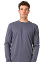 Unisex Long Sleeve 50/50 Blend Tee GRAPHITE 4