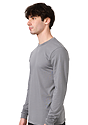 Unisex Long Sleeve 50/50 Blend Tee NICKEL 2