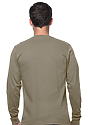 Unisex Long Sleeve 50/50 Blend Tee WALNUT 3