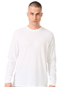 Unisex Long Sleeve 50/50 Blend Tee WHITE 1