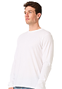 Unisex Long Sleeve 50/50 Blend Tee WHITE 5