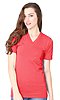 Unisex 50/50 Blend V-Neck CARDINAL Front2