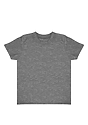 Toddler Blend Short Sleeve Coverstitch Neck Tee HEATHER CHARCOAL 1