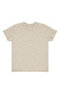 Toddler Blend Short Sleeve Coverstitch Neck Tee HEATHER CHAMPAGNE 1