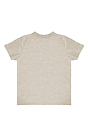 Toddler Blend Short Sleeve Coverstitch Neck Tee HEATHER CHAMPAGNE 2