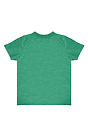Toddler Blend Short Sleeve Coverstitch Neck Tee HEATHER GREEN 2