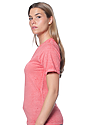 Unisex Burnout Wash Tee RED Side
