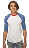 Unisex Americana Raglan Baseball Shirt  Front