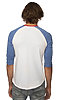 Unisex Americana Raglan Baseball Shirt  Back
