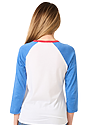 Unisex Americana Raglan Baseball Shirt  Back3