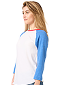Unisex Americana Raglan Baseball Shirt  Back2