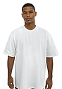 Unisex Tubular Short Sleeve Heavy Tee PFD WHITE 1