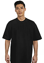 Unisex Tubular Short Sleeve Heavy Tee BLACK 1