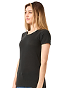 Women's Triblend Short Sleeve Tee TRI BLACK Side