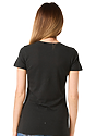 Women's Triblend Short Sleeve Tee TRI BLACK Back