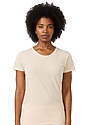 Women's Triblend Short Sleeve Tee TRI OATMEAL Front