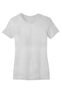 Women's Triblend Short Sleeve Tee TRI WHITE Laydown