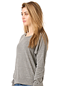 Women's Triblend Long Sleeve Raglan Pullover  Side