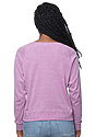 Women's Triblend Long Sleeve Raglan Pullover  Back