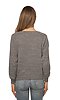 Women's Triblend Long Sleeve Raglan Pullover TRI VINTAGE GREY Back