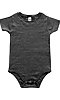 Infant Triblend One Piece TRI ONYX Front3