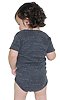 Infant Triblend One Piece TRI ONYX Front