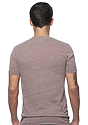 Unisex Triblend Short Sleeve Tee TRI CHOCOLATE Back
