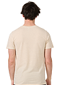 Unisex Triblend Short Sleeve Tee TRI OATMEAL Back2